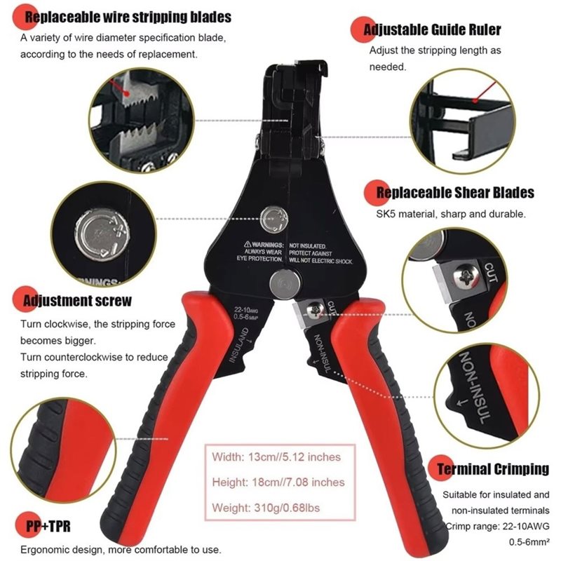 VELIF-Adjustable Length Automa - đánh giá và giá Automatic Wire Stripper Cutter
