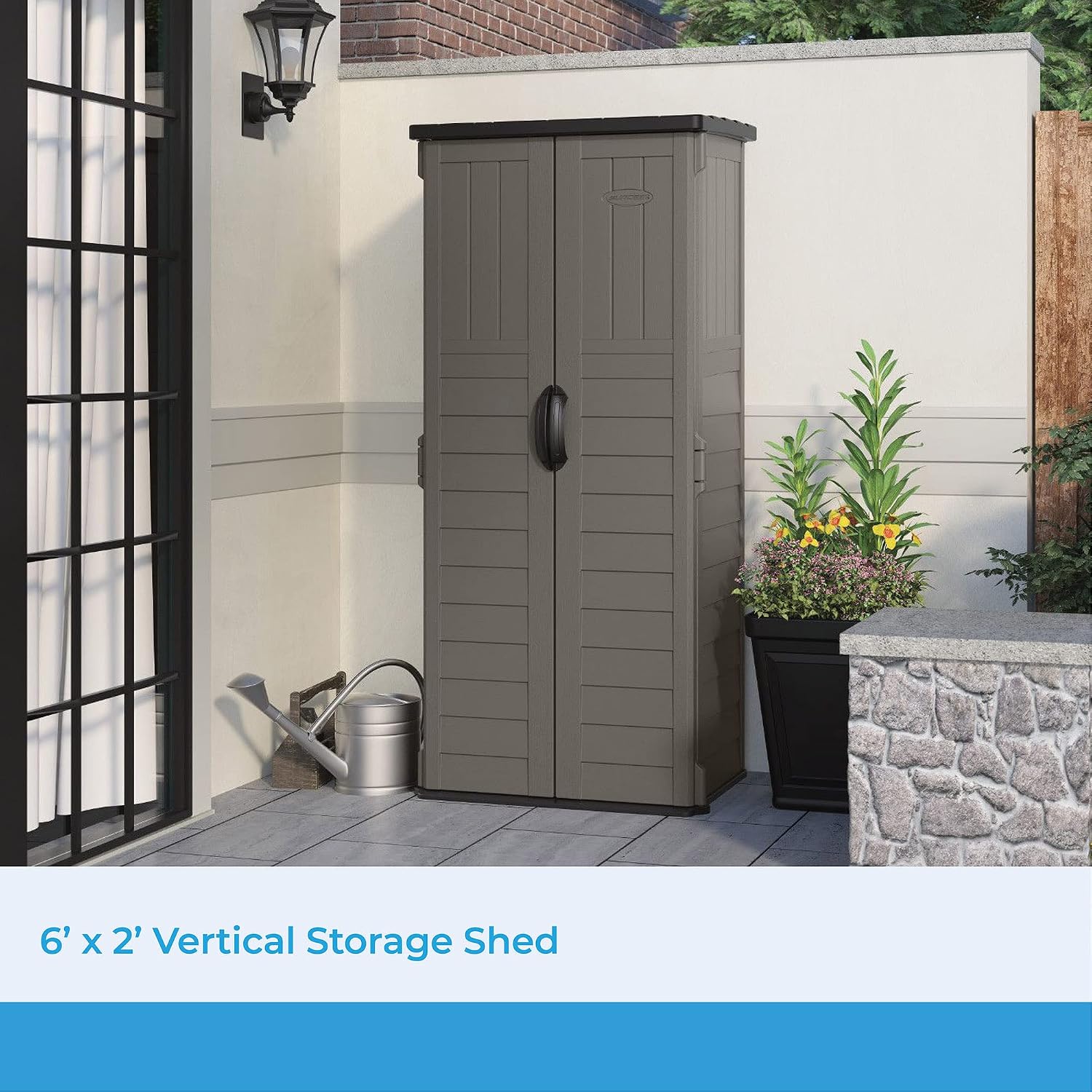 Vertical Storage Shed 22 Cu Ft - đánh giá và giá Garden Tools
