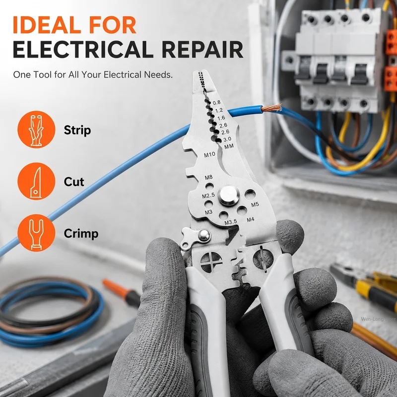 8.5 Inch Heavy Duty Wire Strip - đánh giá và giá Automatic Wire Stripper Cutter