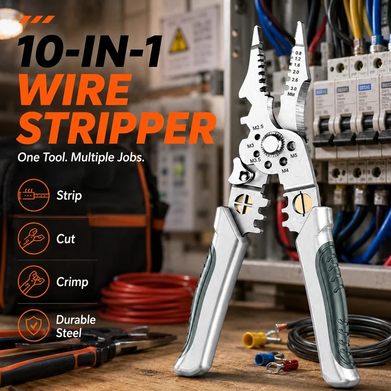 8.5 Inch Heavy Duty Wire Strip - đánh giá và giá Automatic Wire Stripper Cutter