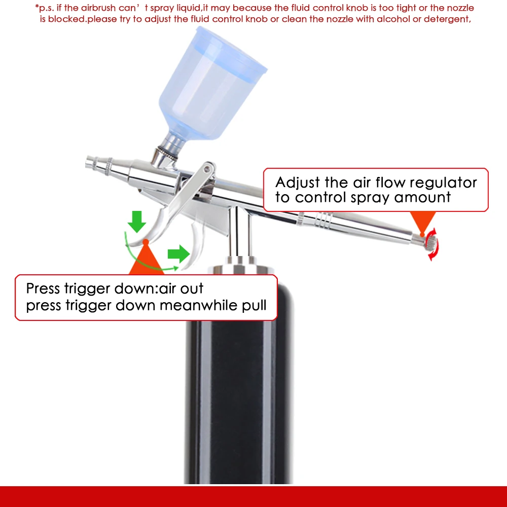 Rechargeable Airbrush Compress - đánh giá và giá Airbrush Kit With Mini Compressor